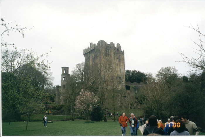 The castle with the Blarney stone.