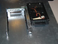SCSI tray, apart