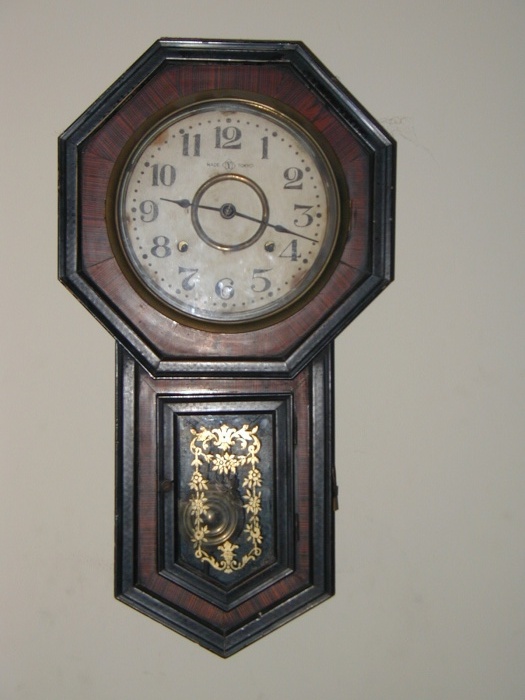 The clock.  I don't know much about it, but it's old, works great, and needs frequent winding.