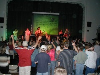 The Rock Band performing.
