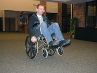 Chad, wheelchair.