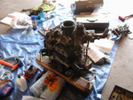 Shots of the completed engine.