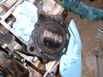 After scraping some of the carbon off a piston head.