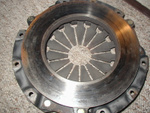Pressure plate.  The surface is smooth, though discolored.
